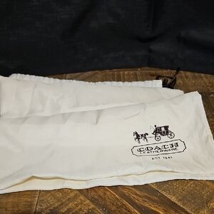 Coach Cream Leatherware Storage Bag